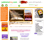 Tablet Screenshot of judaismohoy.com